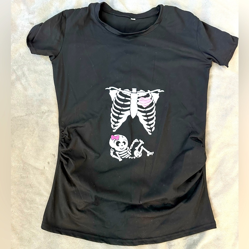 Hallowe'en Maternity T-shirt Size M
